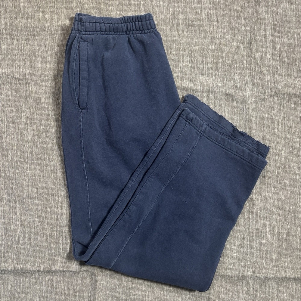 Navy Blue Baggy Champion Sweatpants - XL